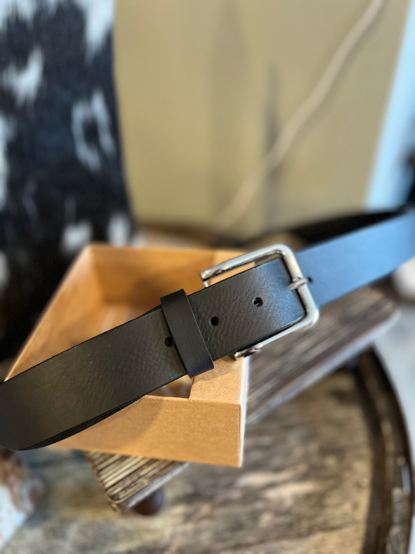 Men’s Leather Belt Black