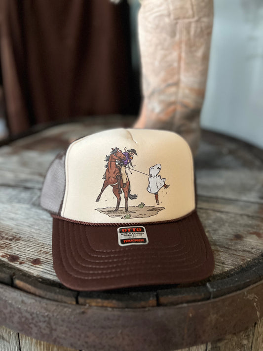 Ghost Wrangler Trucker Hat