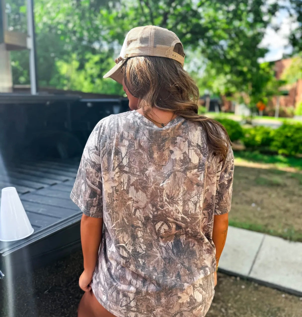 Dark Camo Oversized Tee