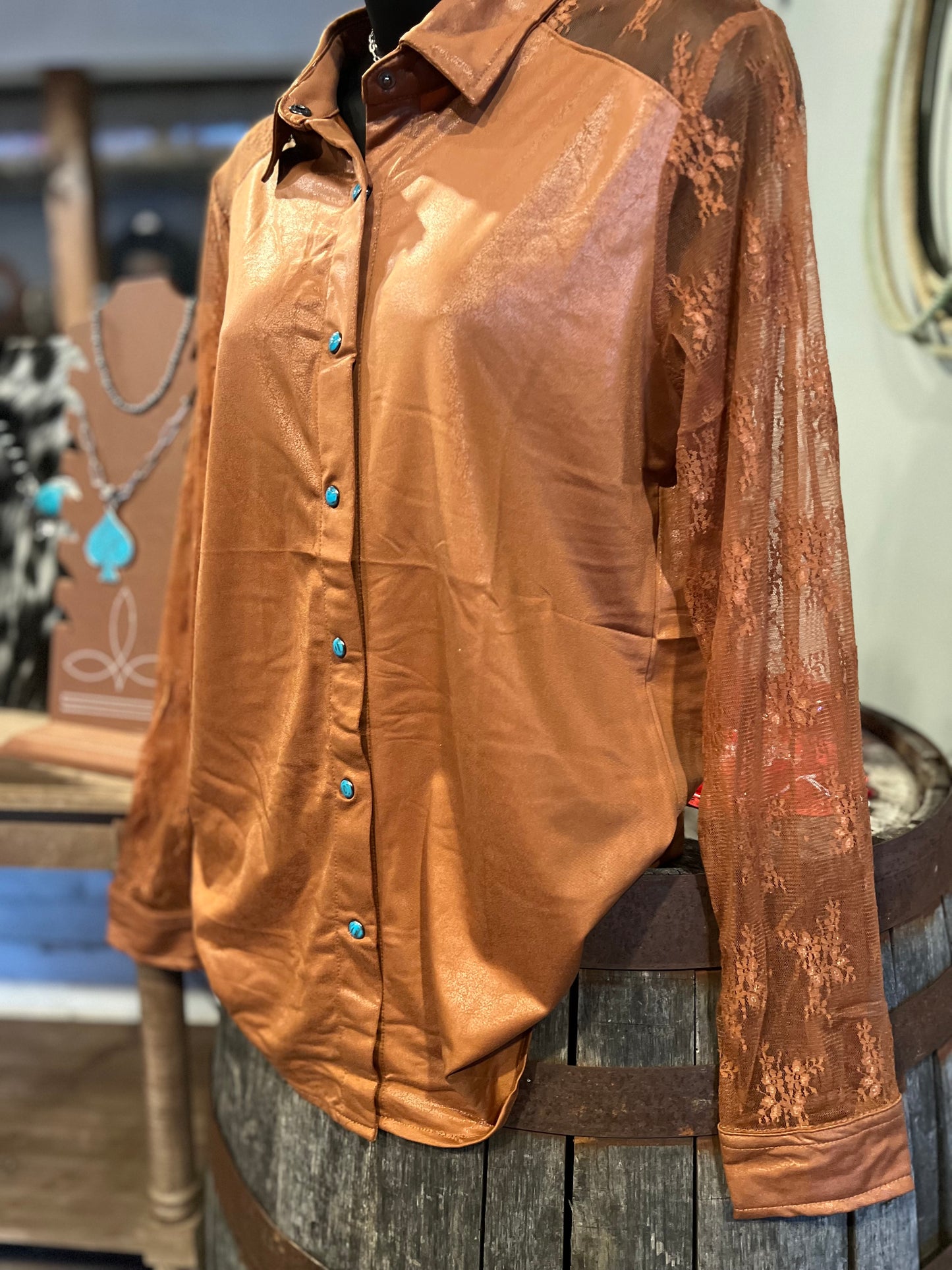 Cattleman’s Couture Top