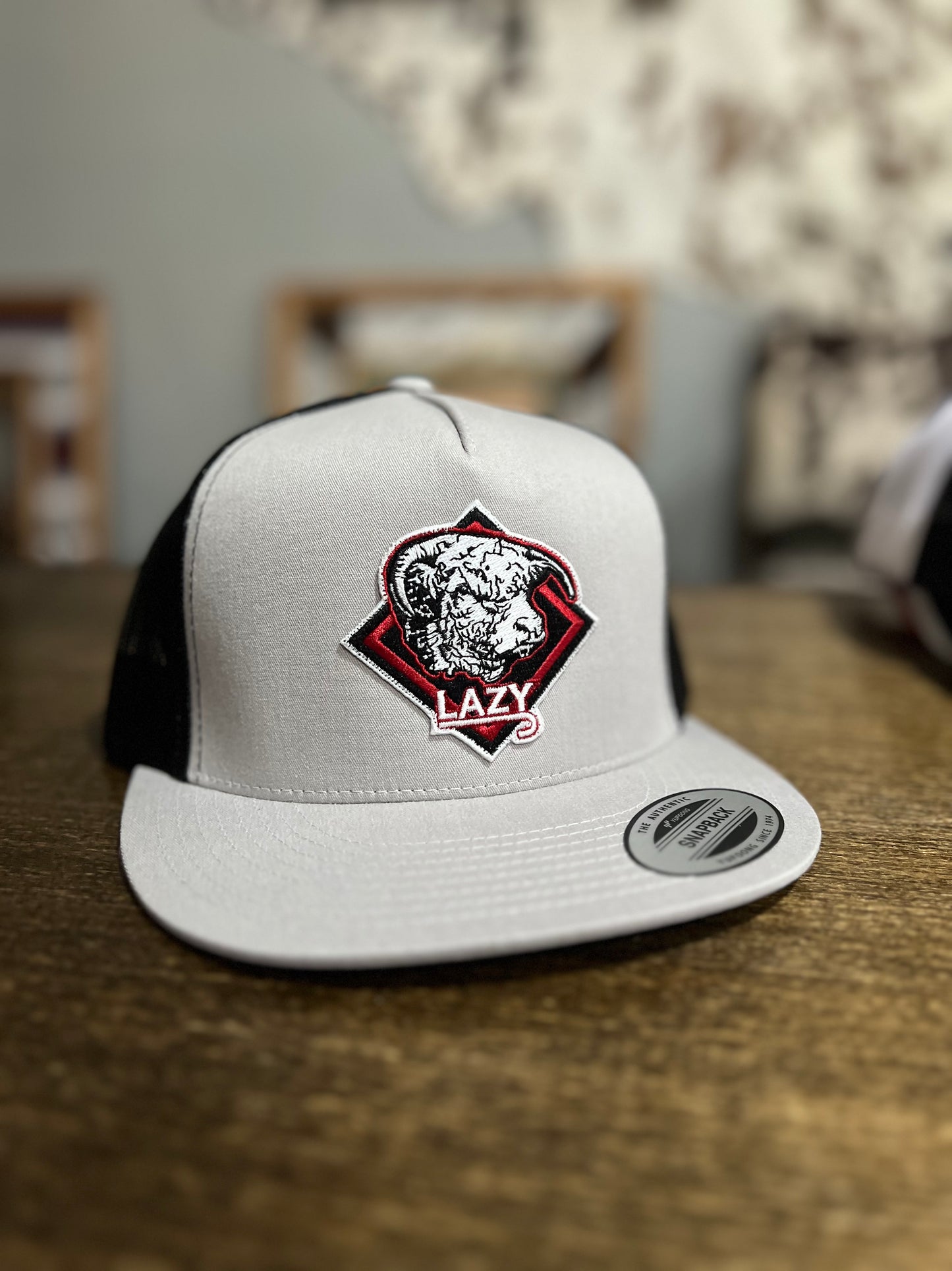 Lazy J Ranch Silver & Grey Snapback