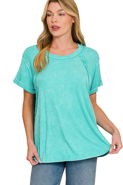 The Wildflower Range Top *Turquoise