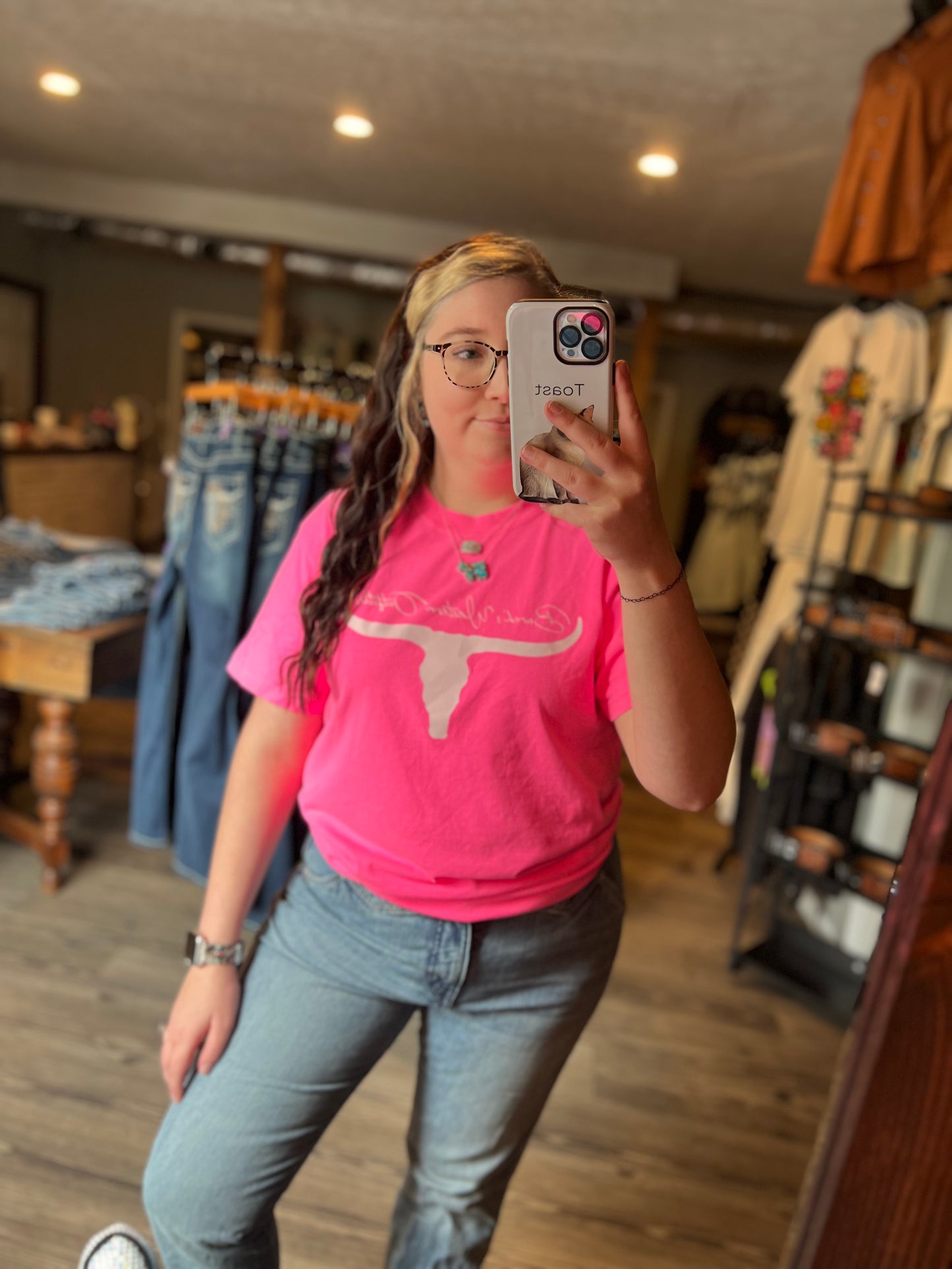 BWO Logo Neon Pink Tee