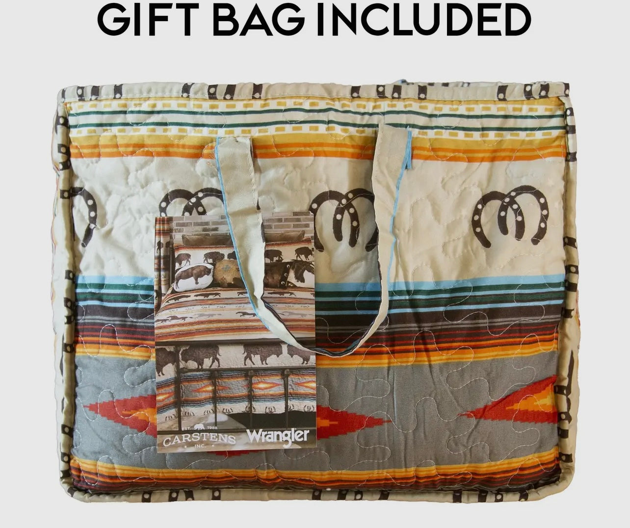 Wrangler Western Stripe Quilt Gift Set