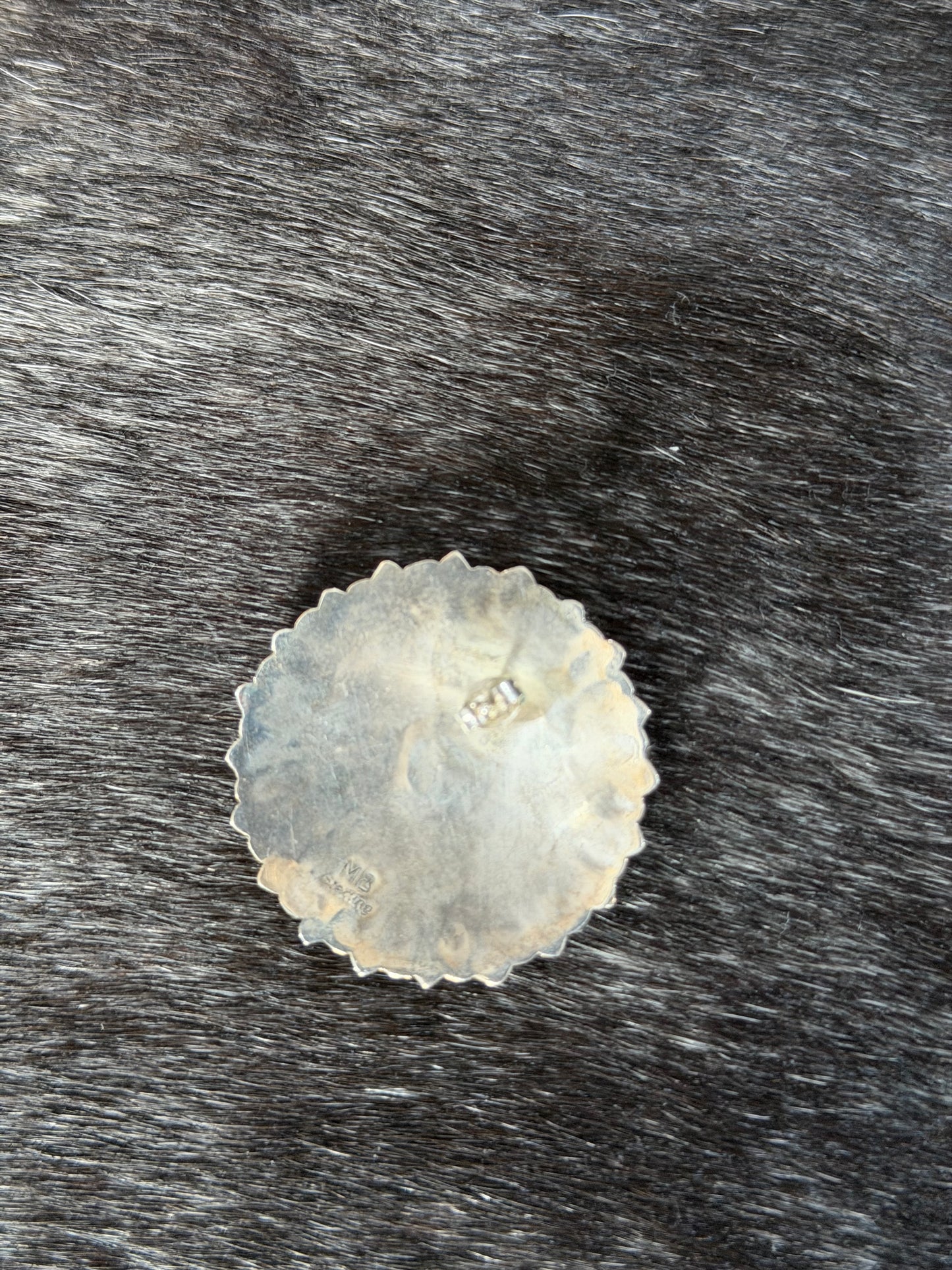 Large Statement White Buffalo Cluster Studs