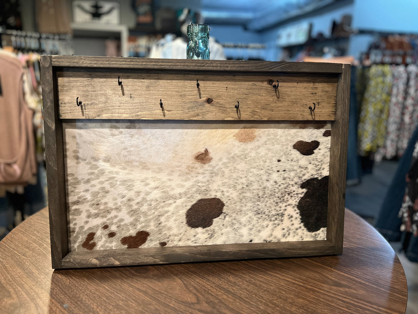 Slight imperfection XL Cowhide Necklace Wild Rag Holder
