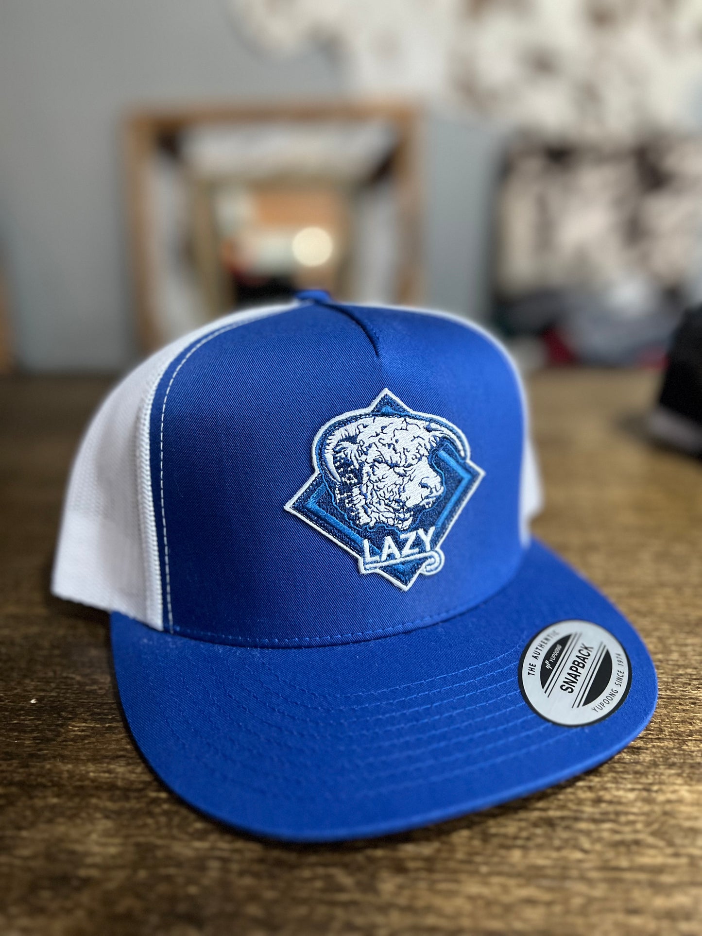 Lazy J Ranch Blue SnapBack