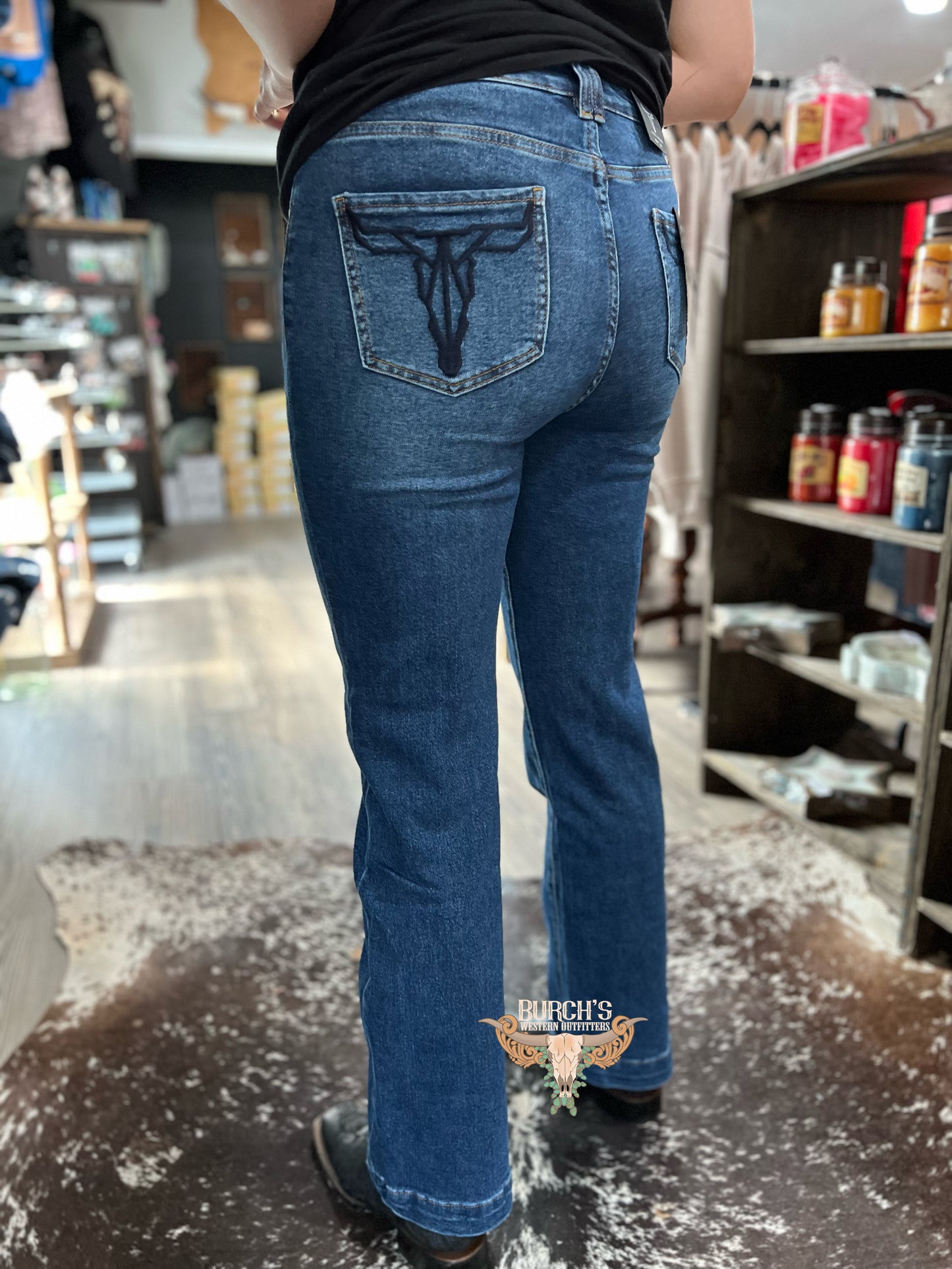 The Savannah’s Steer Pocket Bootcut Jeans