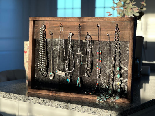 XL Cowhide Necklace Wild Rag Holder