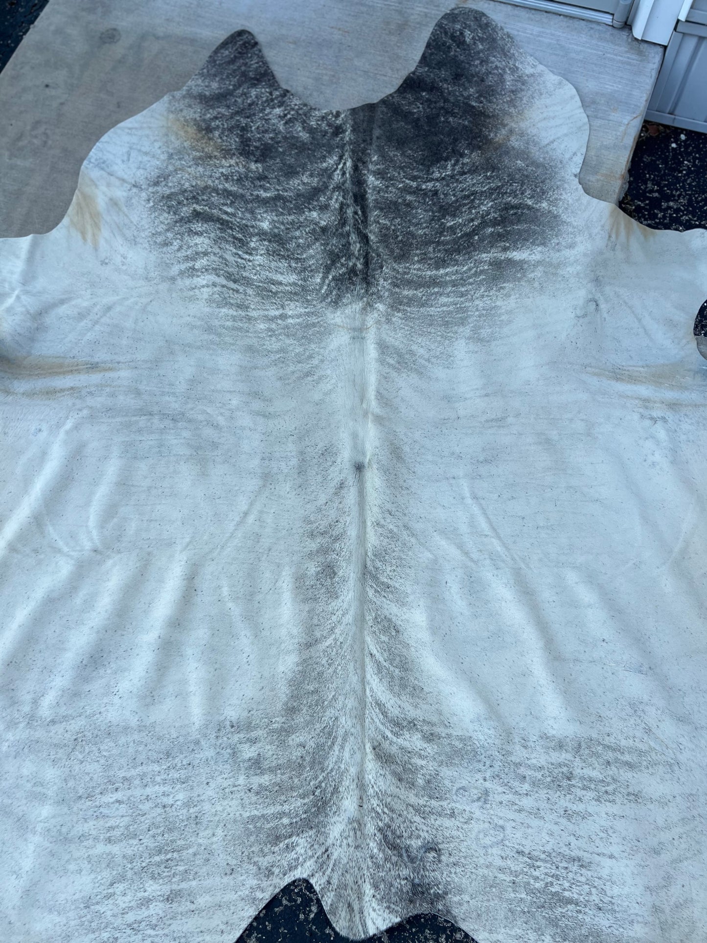 Gray Brindle Cowhide Rug