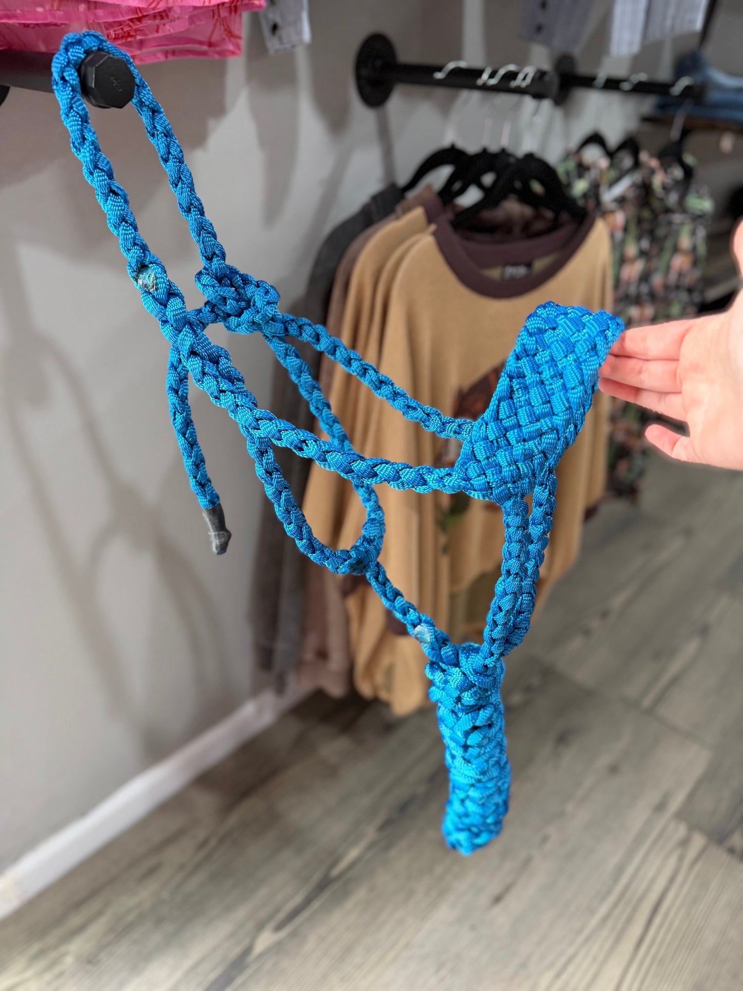 Royal Blue Muletape Halter