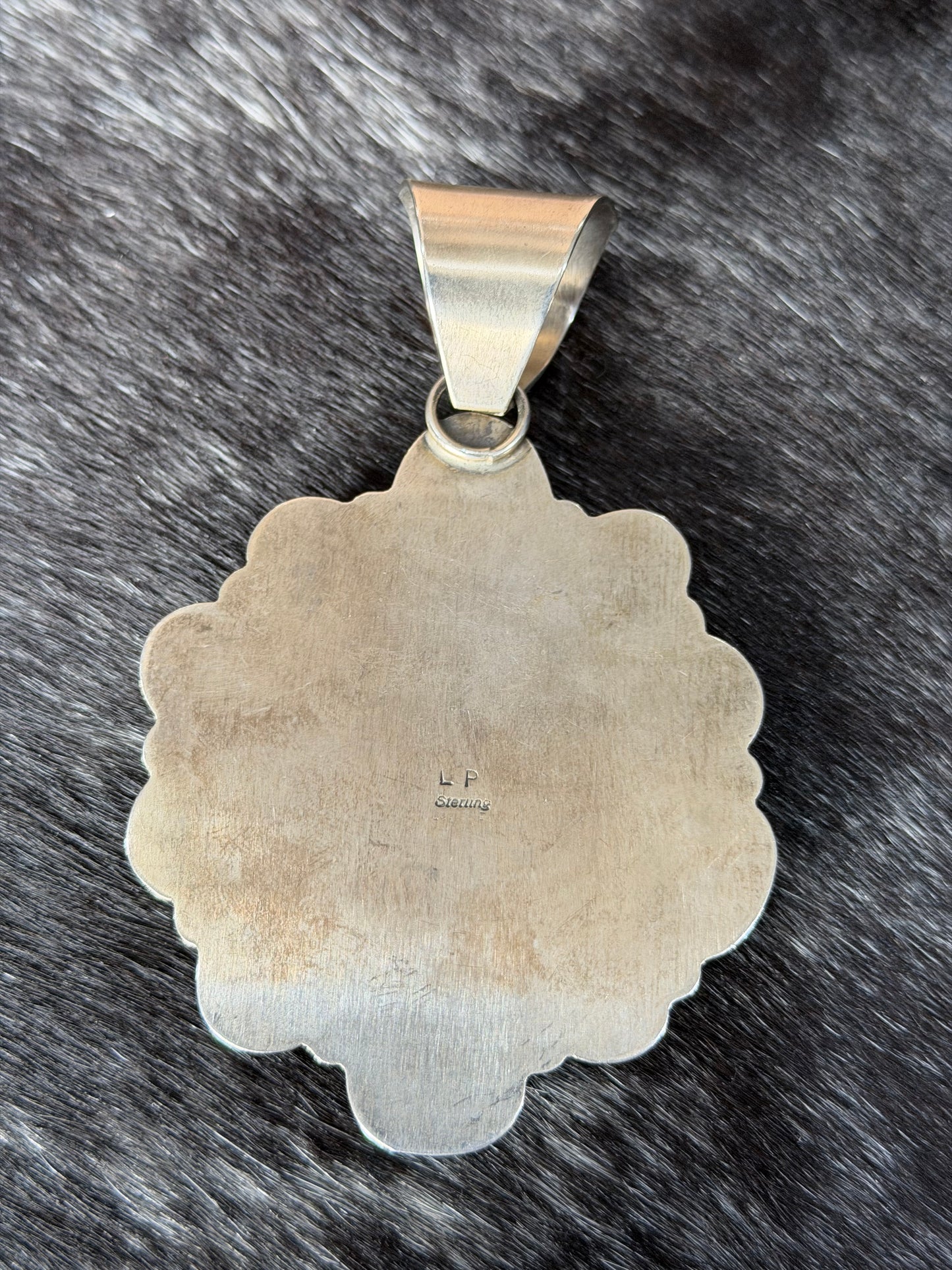 Large Turquoise Cluster Pendant