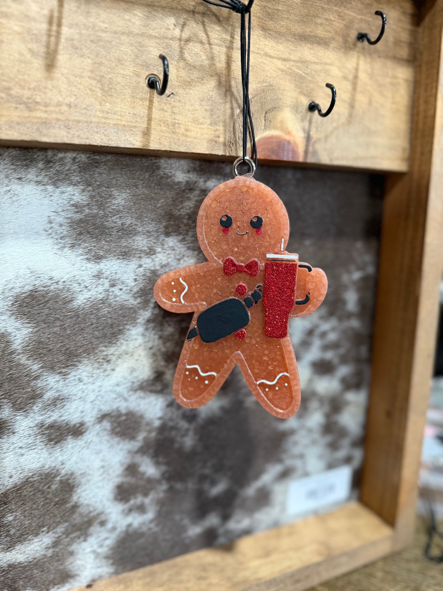 Gingerbread Red Cup Peppermint Bark Freshie