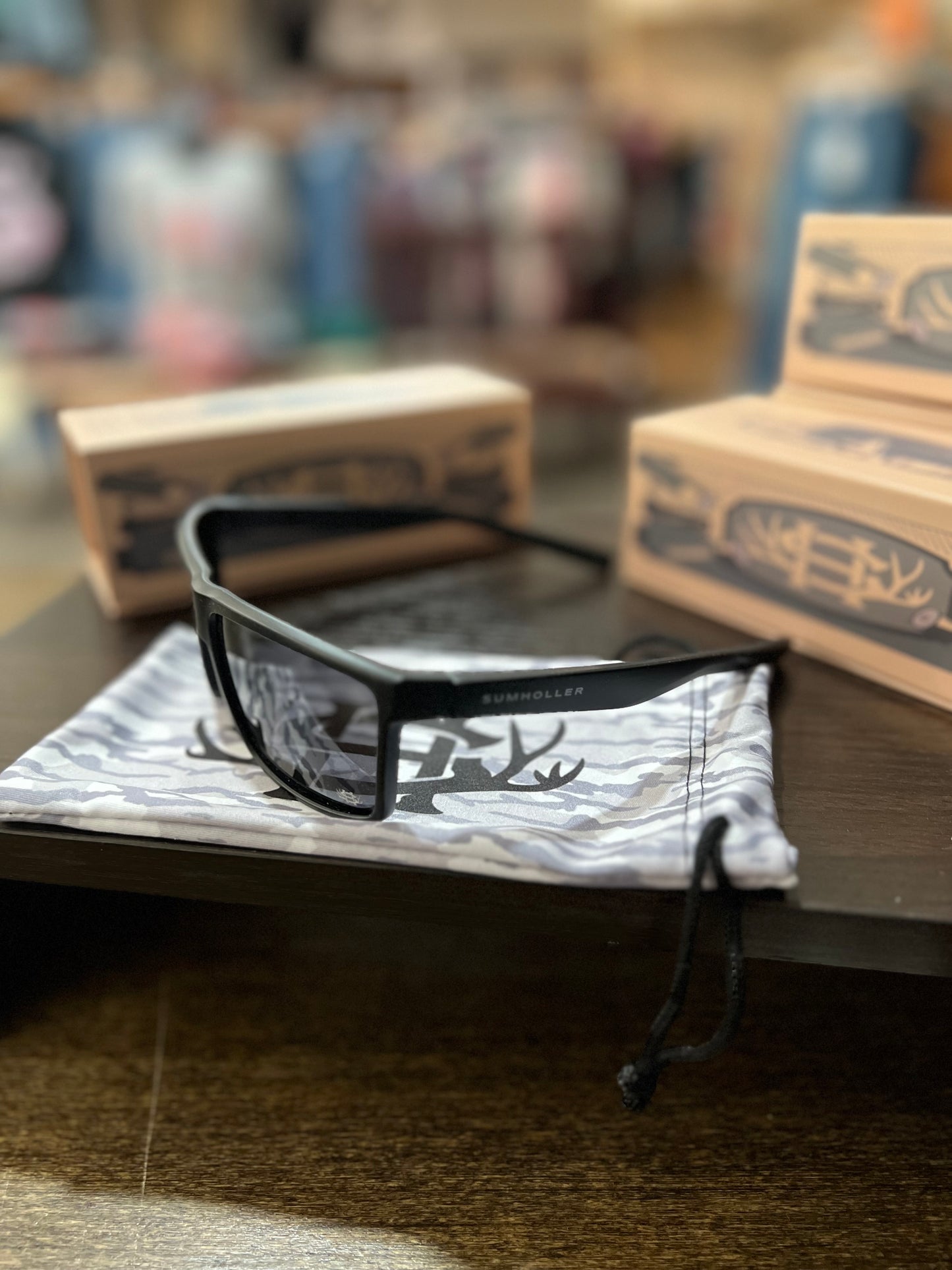Polarized Gray Sunglasses Set