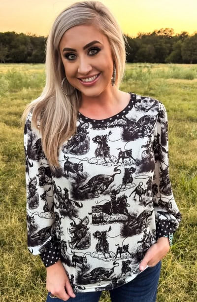 Rodeo Dotty Top