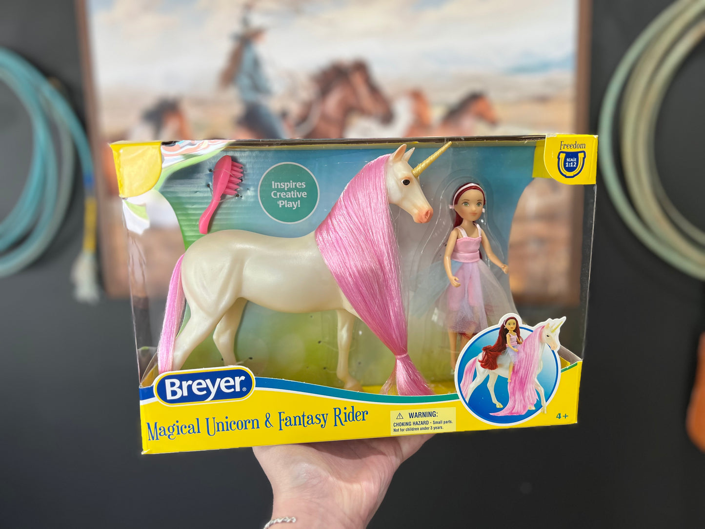 Breyer Unicorn & Fantasy Rider