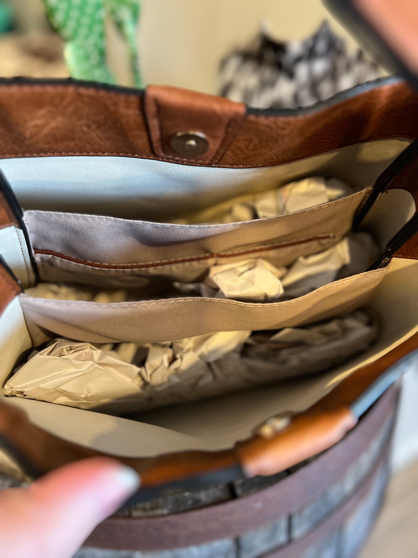 The Eleanor Cow Print Crossbody Tote