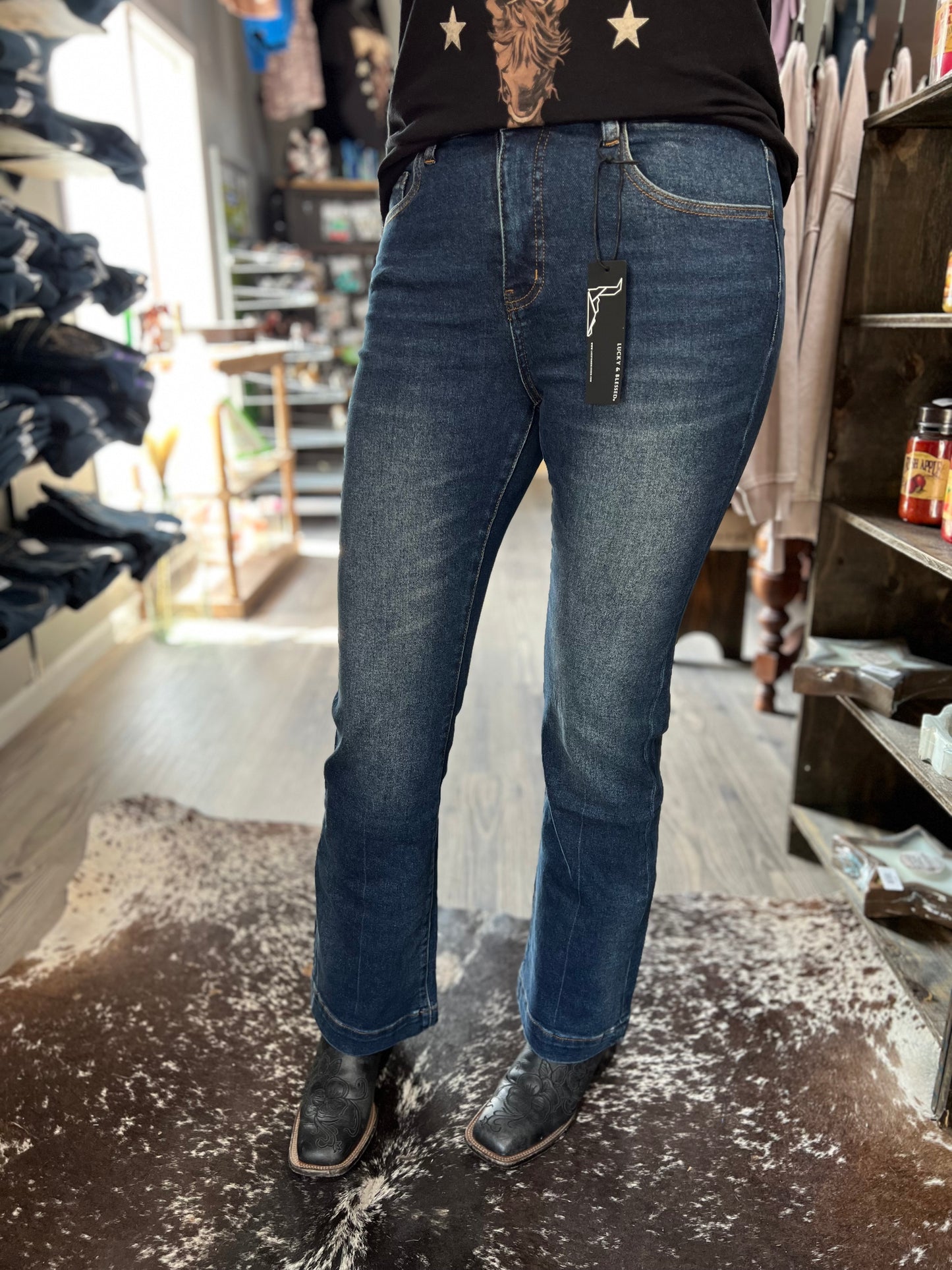 The Savannah’s Steer Pocket Flare Jeans