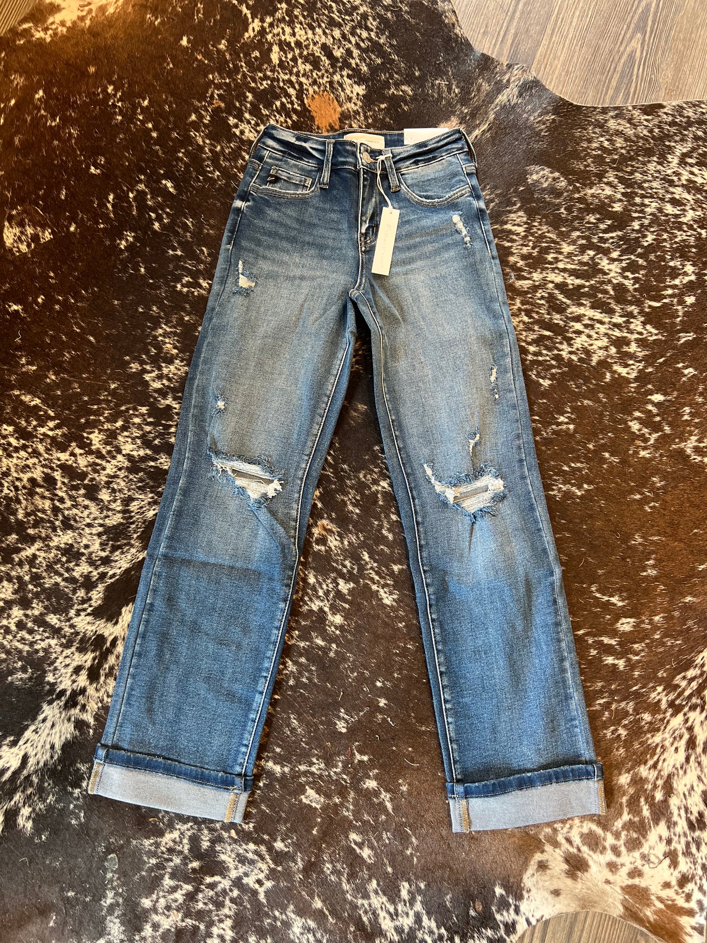 Kancan Straight Leg Jeans