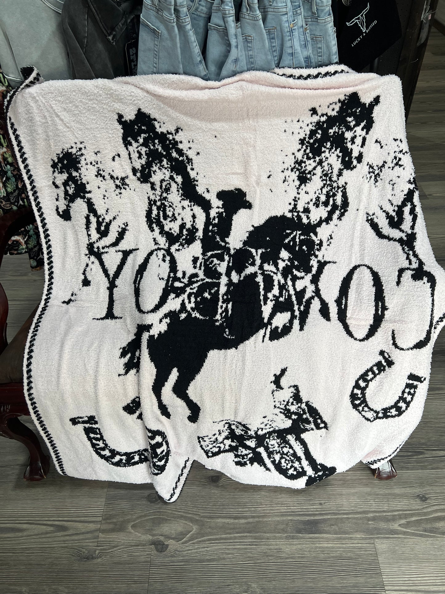 Reversible Cowboy Blanket