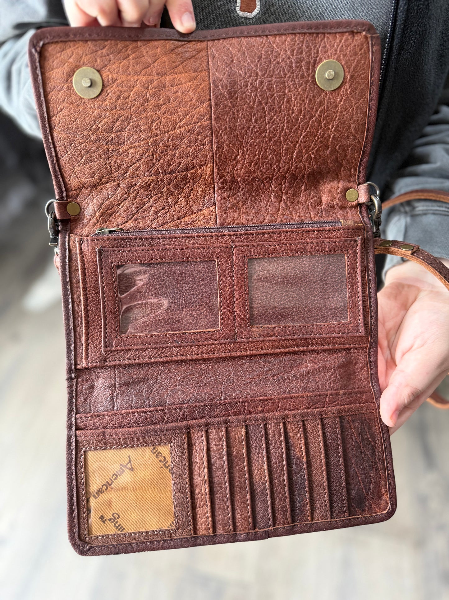 Saddle Blanket Wallet Crossbody