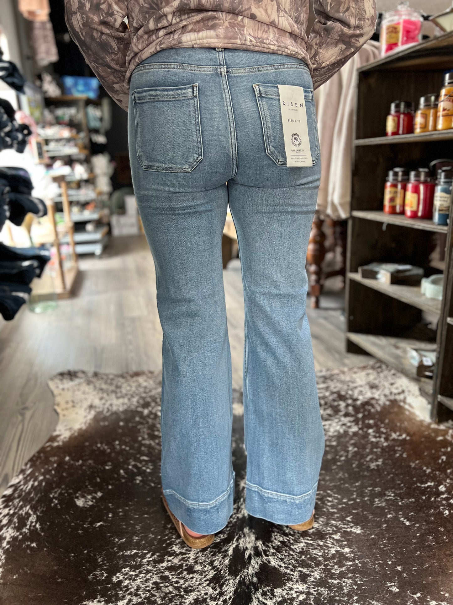 The Elise’s Patch Pocket Risen Flares