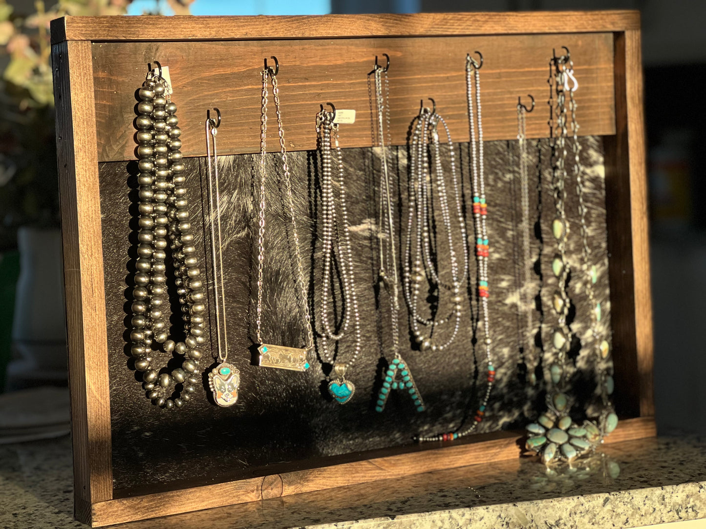 Mystic XL Cowhide Necklace Wild Rag Holder