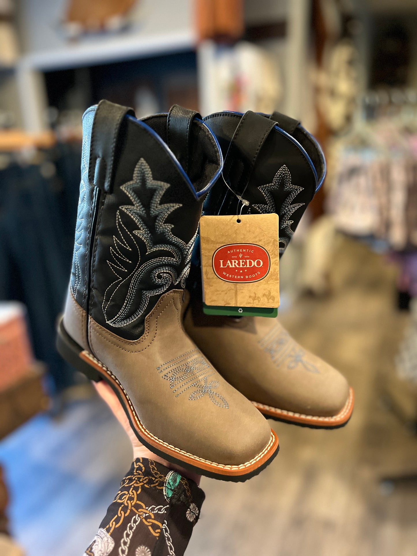 Bexley Youth Laredo Cowboy Boots