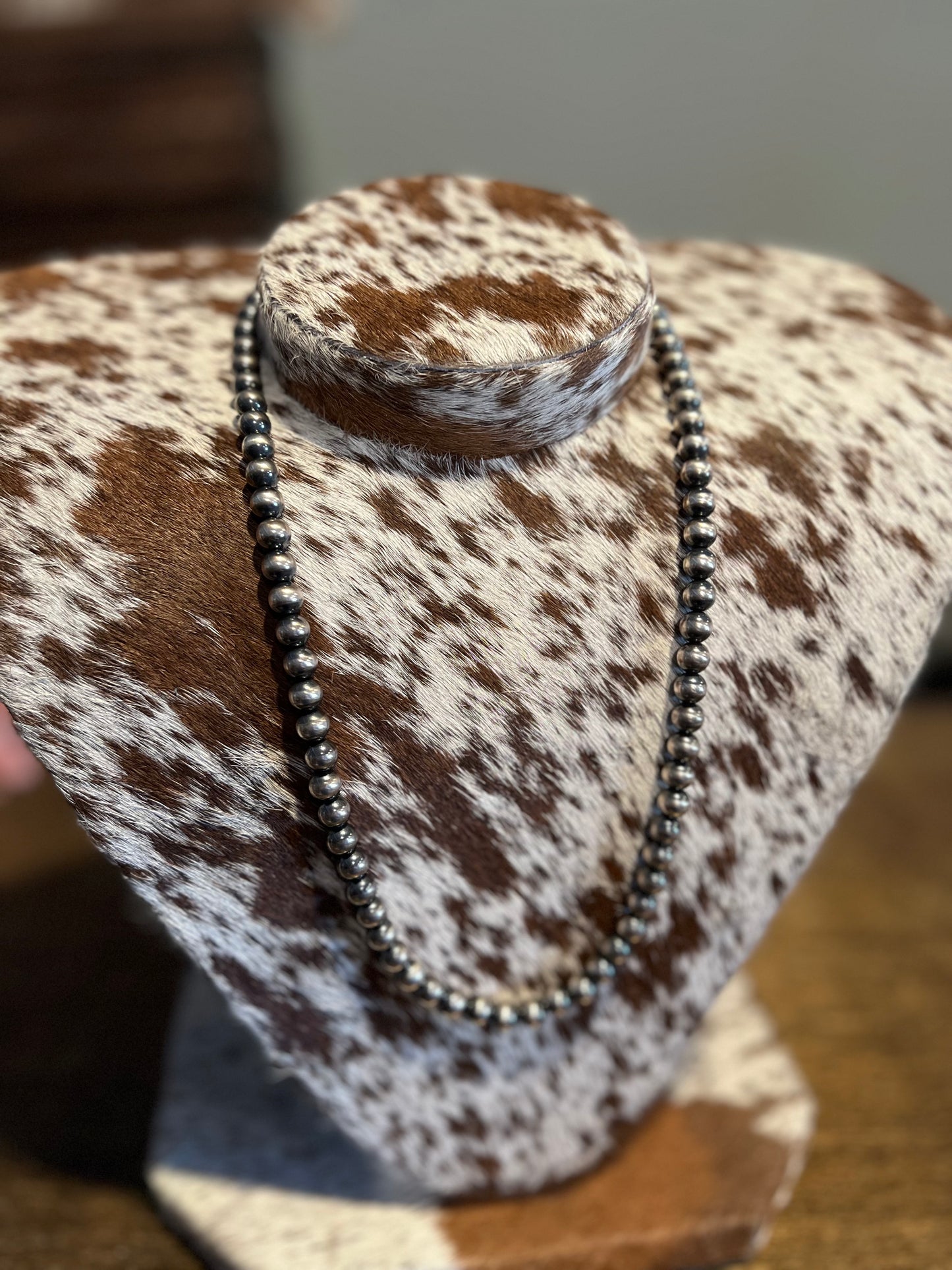 8MM 23-25” Sterling Silver Necklace
