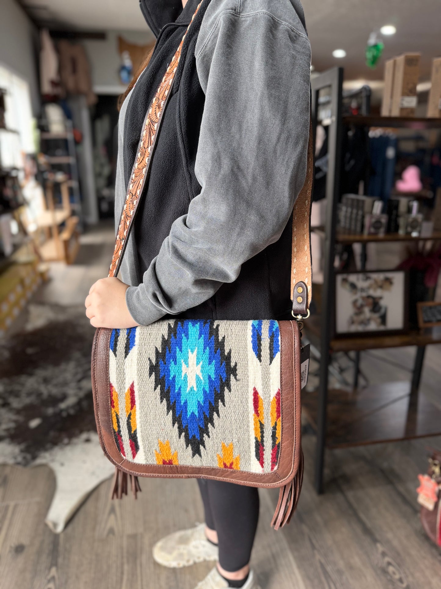 Utah Saddle Blanket Crossbody