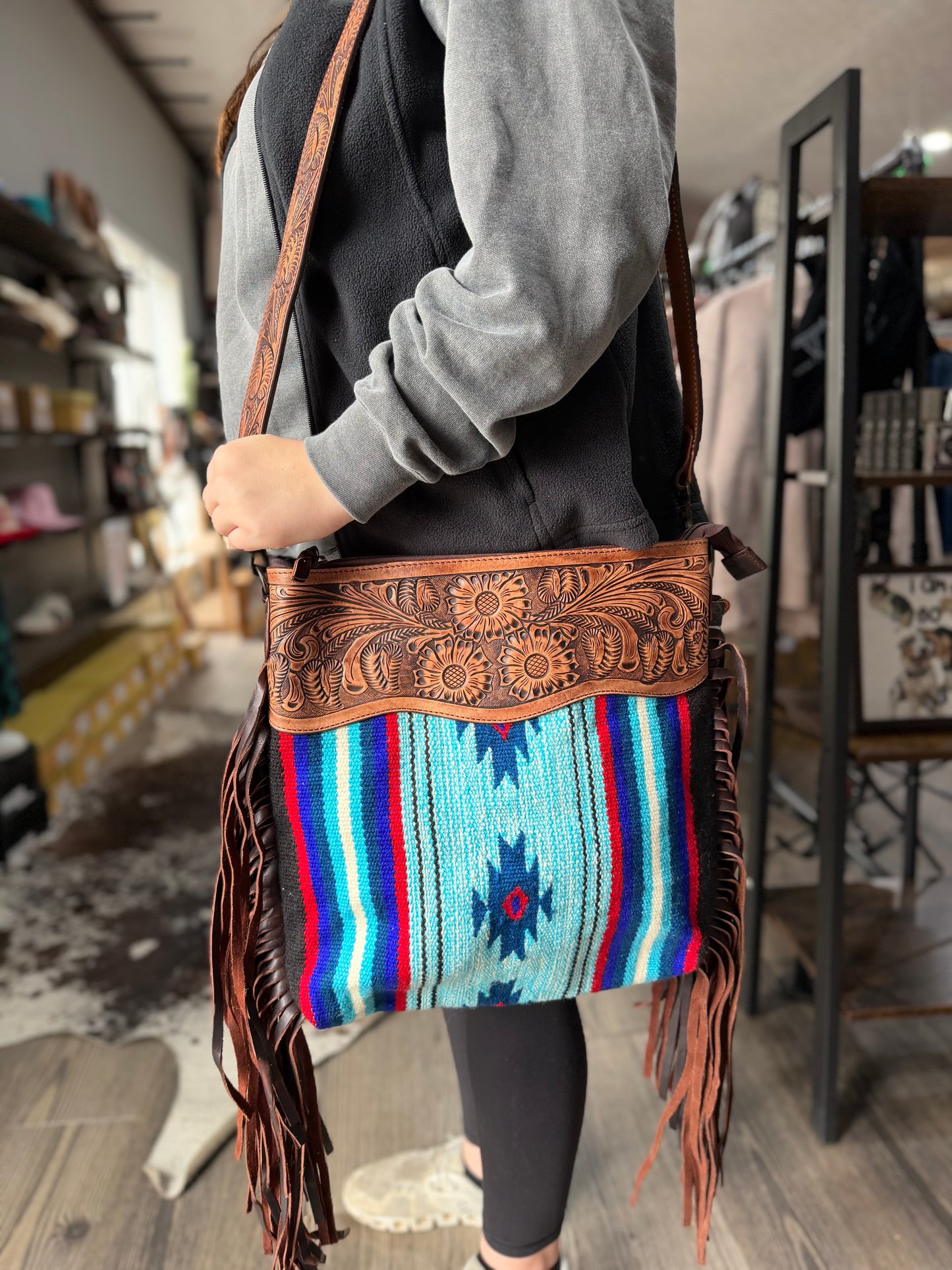 Prairie Fringe Crossbody