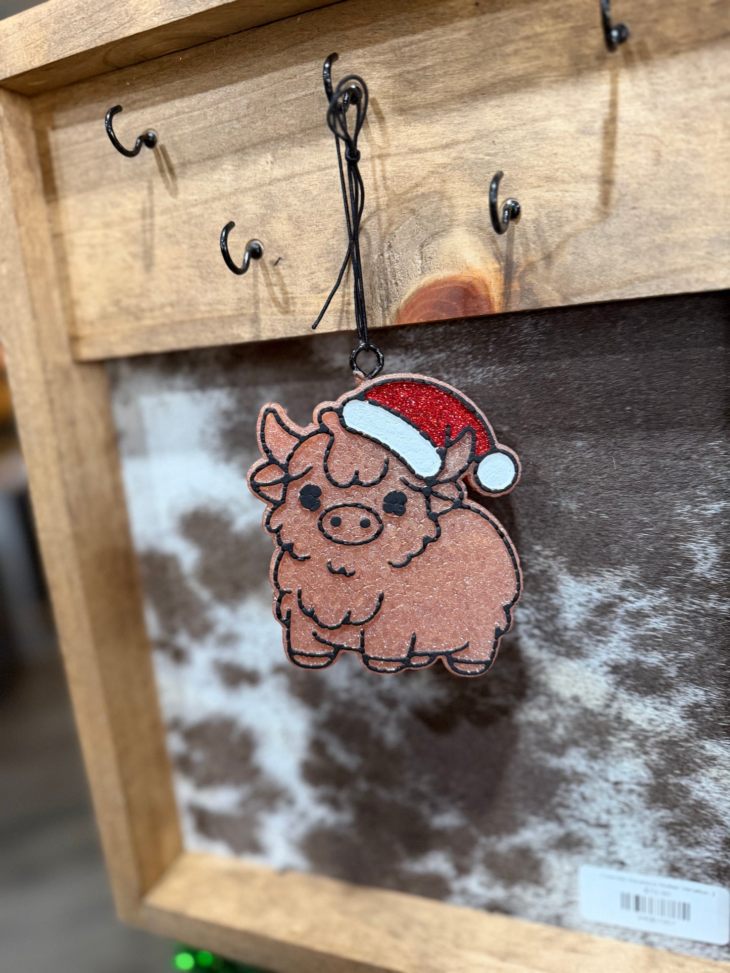 Santa Highland Cow Brazilian Crush Freshie