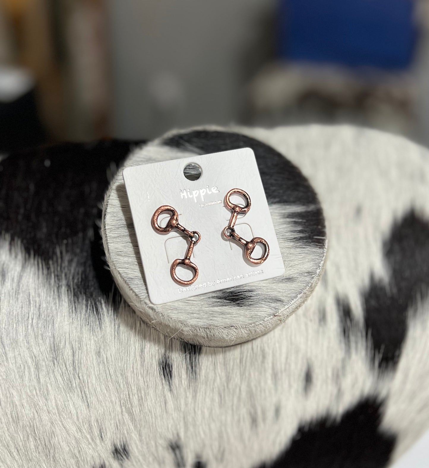 Faux Copper Bit Studs
