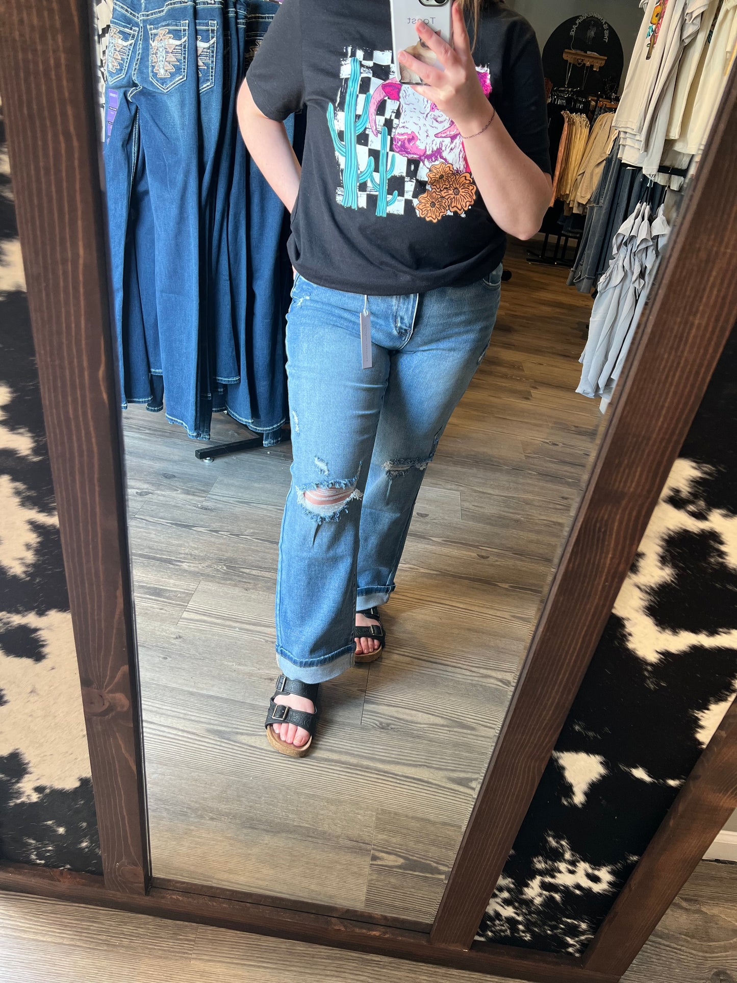 Kancan Straight Leg Jeans