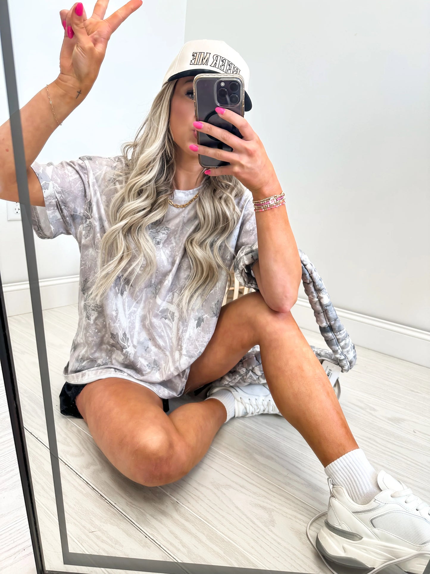 Iced Out Camo Oversized Tee