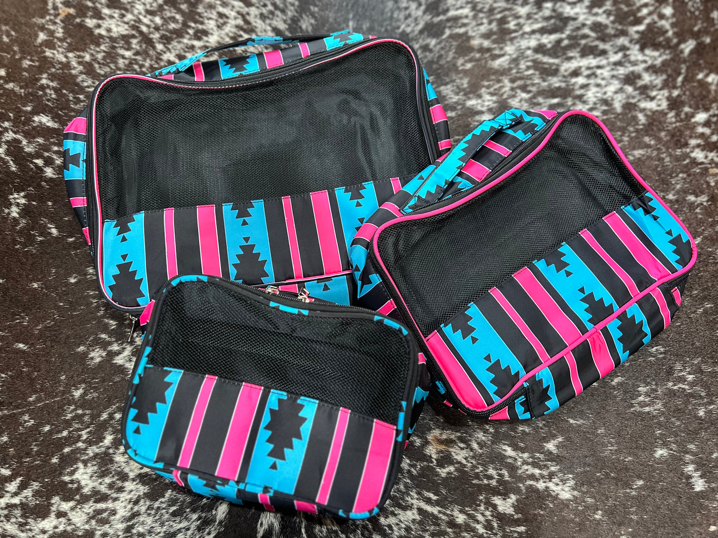 90s Aztec 3 PC Packing Cubes