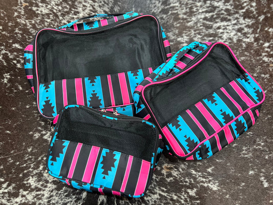 90s Aztec 3 PC Packing Cubes