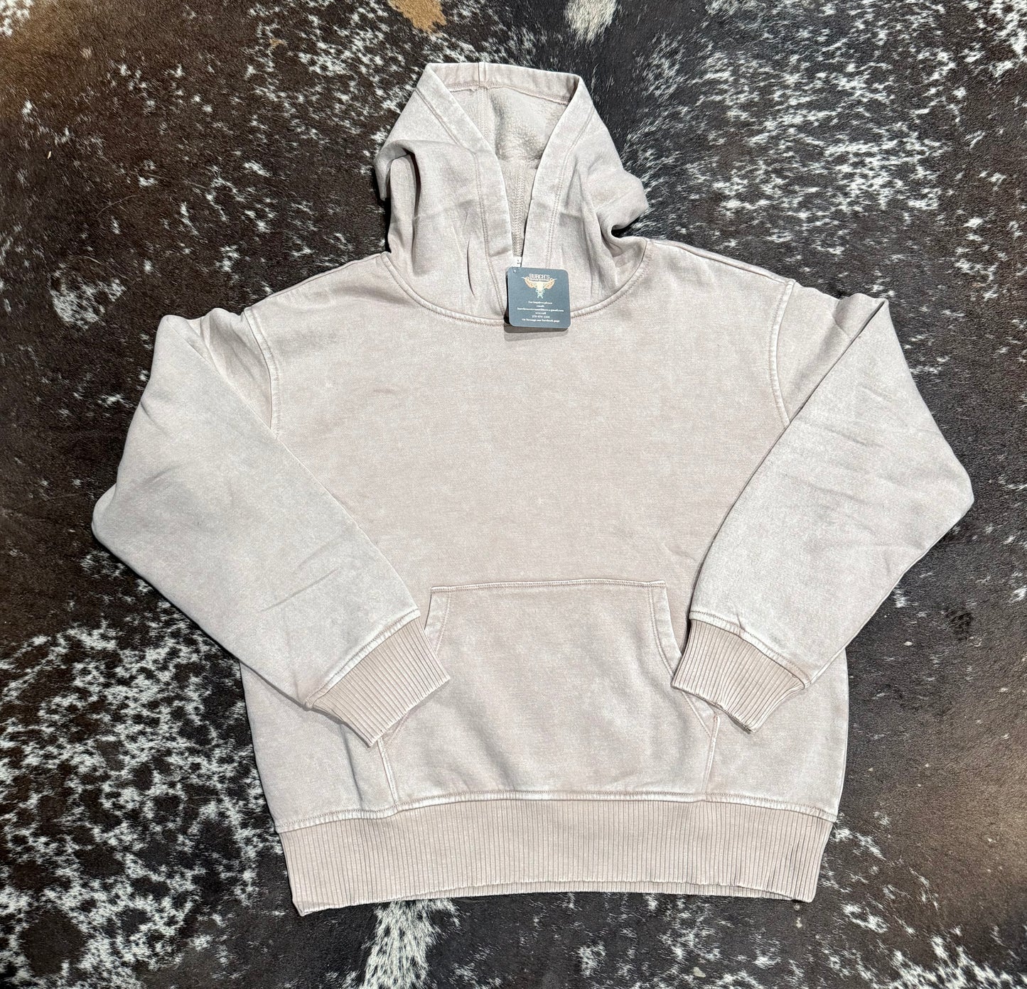 Ash Mocha Mineral Wash Hoodie