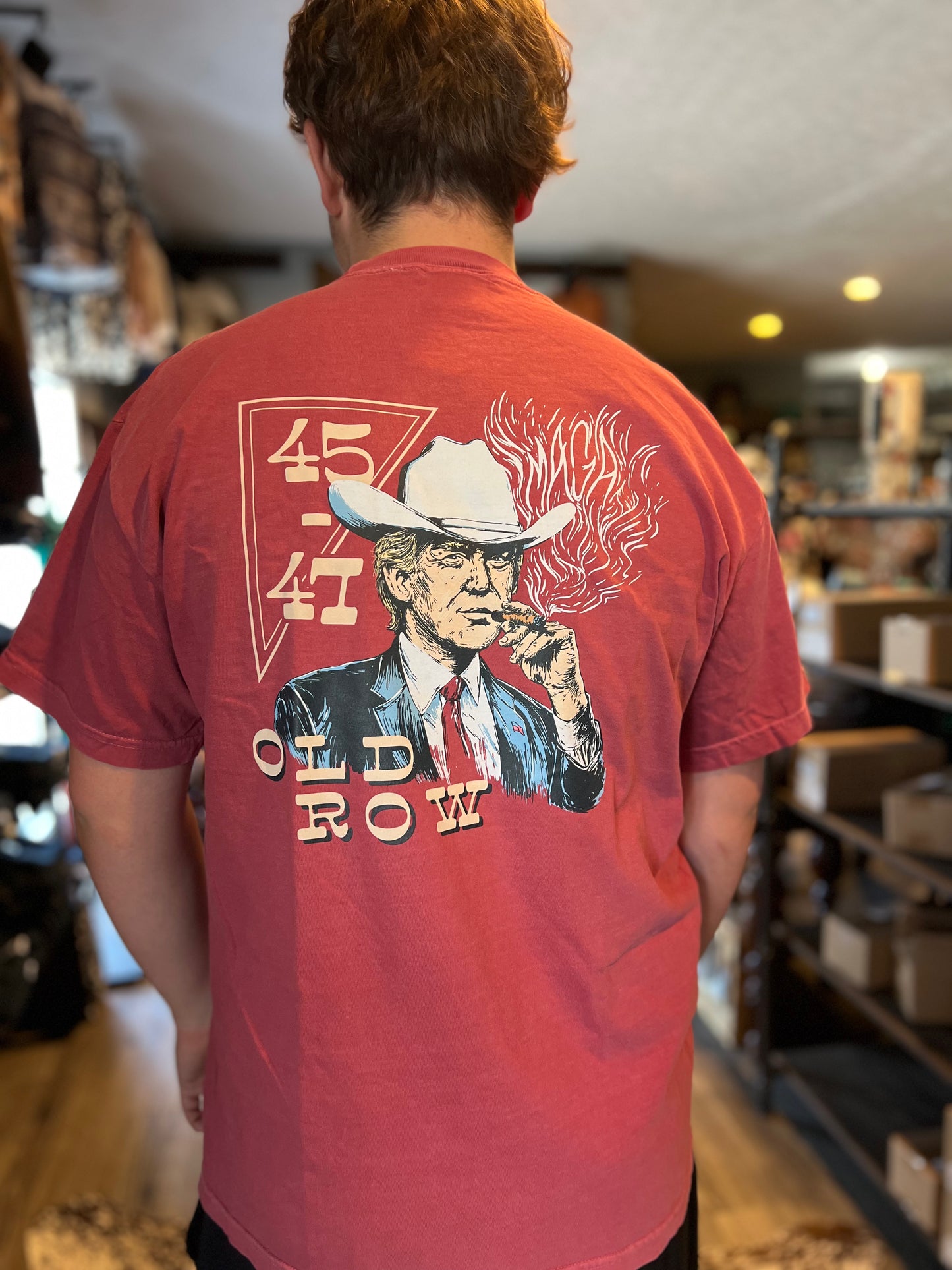 Old Row Cowboy Trump Tee