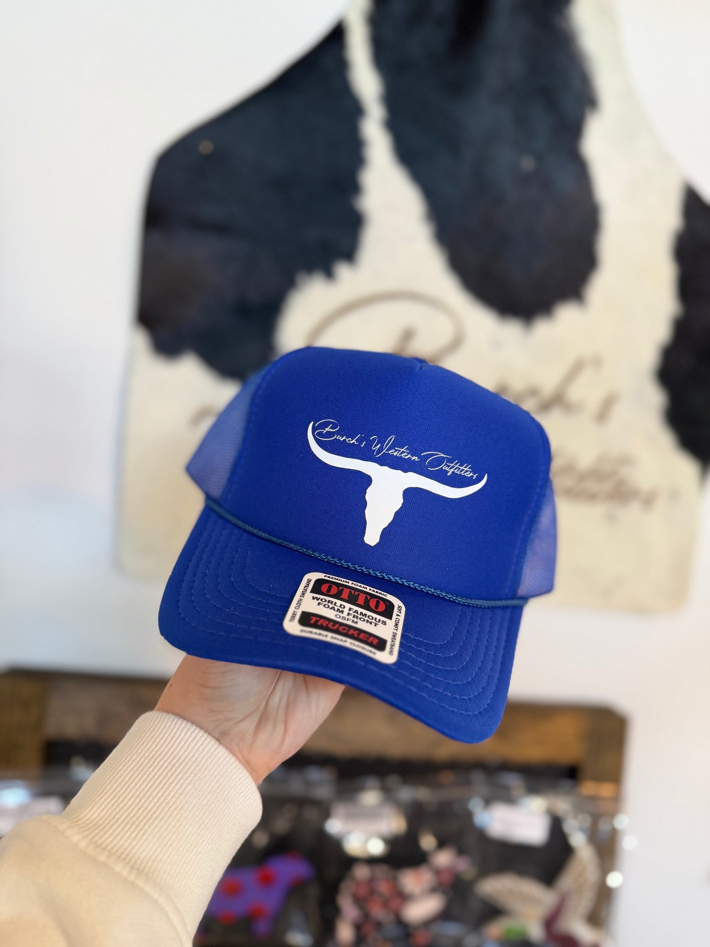 BWO Royal Blue Trucker Otto Hat