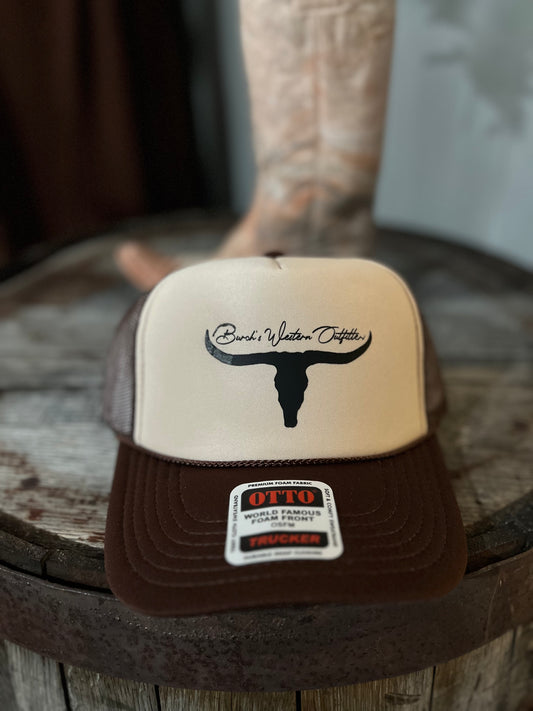 BWO Logo Tan Trucker Hat