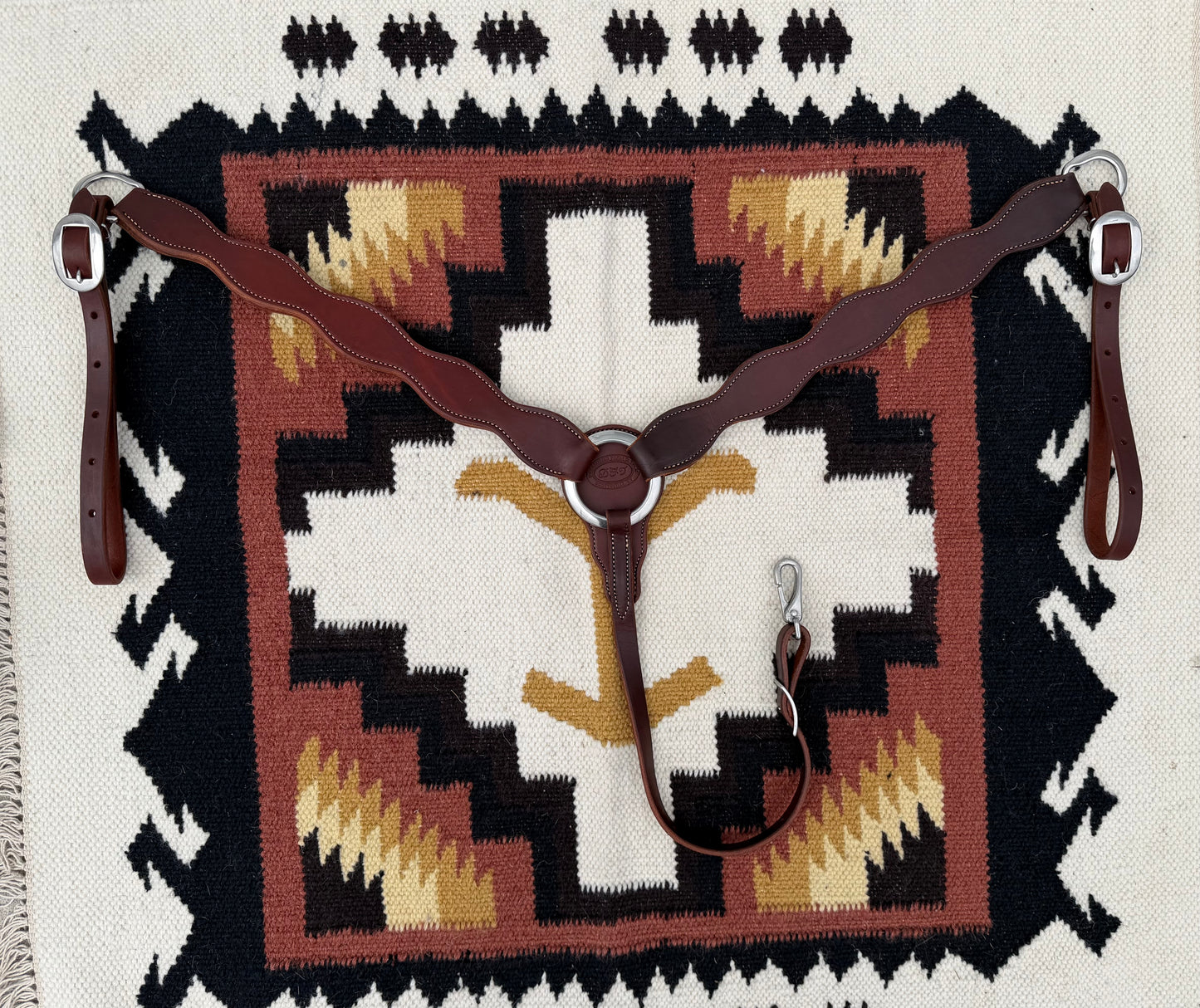 Brown Leather Breast collar DFT