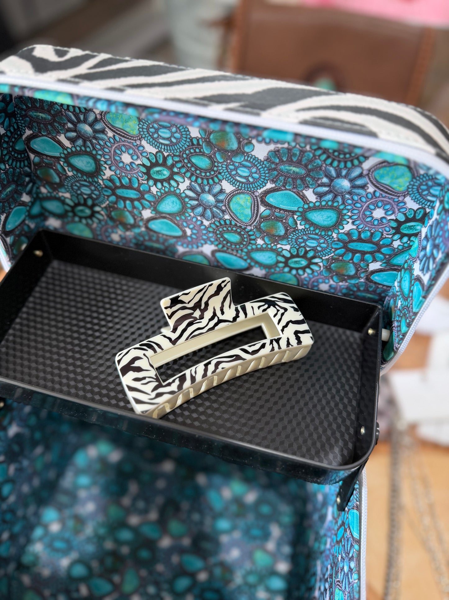 Zebra Claw Clip