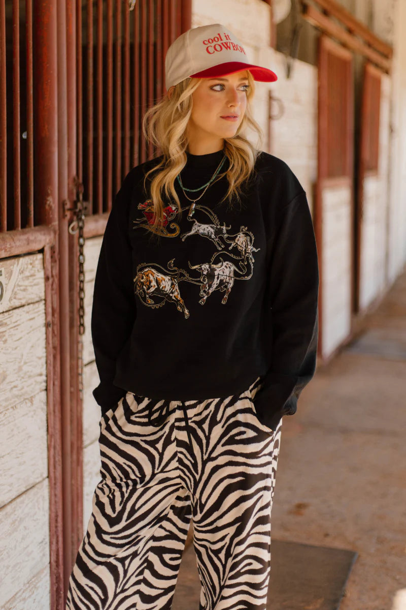 Santa’s Cattle Drive Pullover