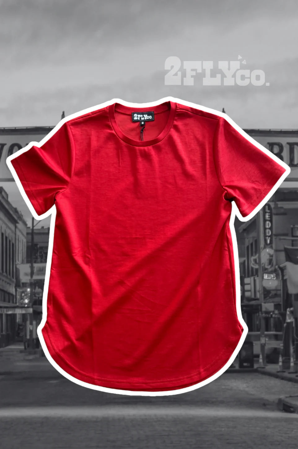 Cloud Basic Free Tee Rojo 2Fly
