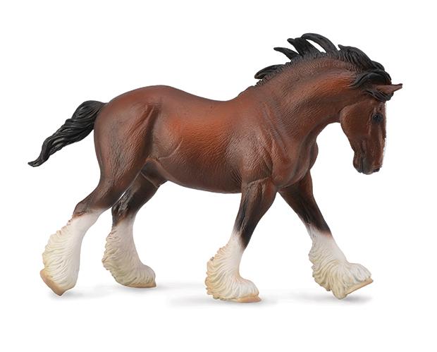 Bay Draft Stallion Breyer Collecta