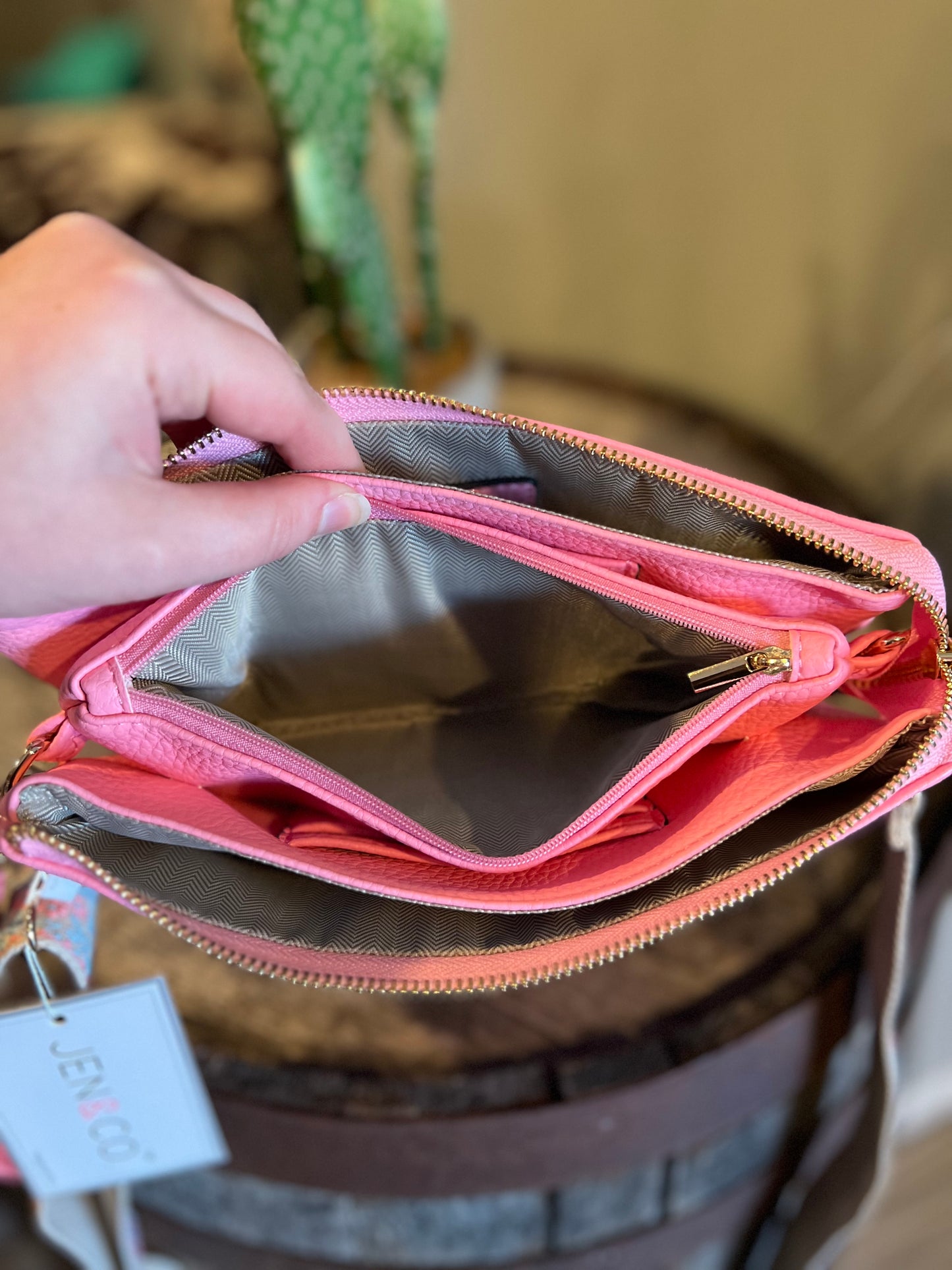 The Zoie Bubblegum Crossbody