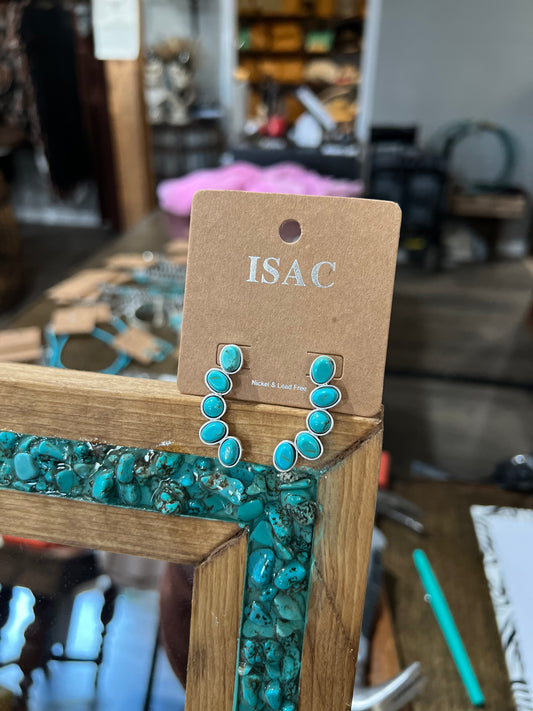 Crawler Turquoise Faux Stud