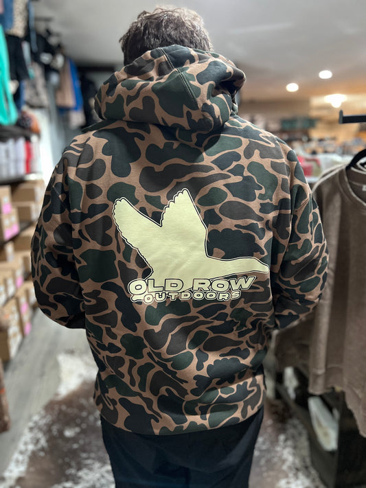 Old Row Flying Duck Camo Hoodie