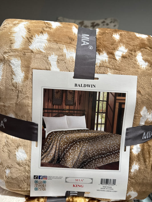 Deer Creek King Blanket